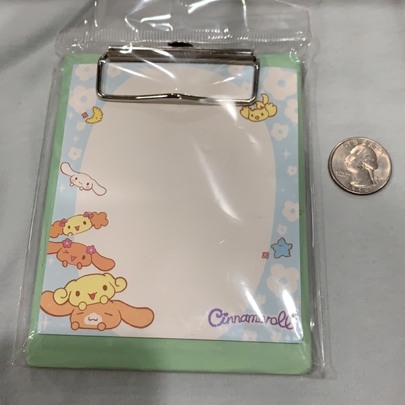 Sanrio Cinnamoroll Mini Clipboard with Memo Pad - Picture 14 of 14